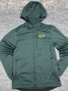 Fox Racing Ranger Hoodie Small Green Full Zip